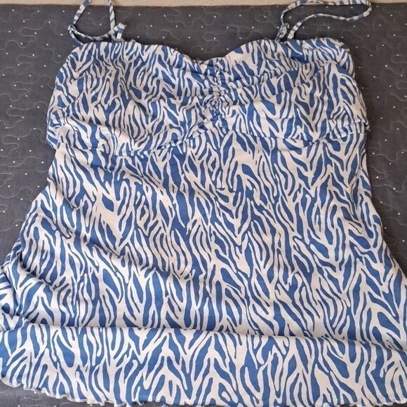 Diane Von Furstenberg tankini swim top size 3X NWT - Picture 1 of 5